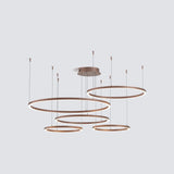 Modern LED Ring Chandelier With Pendant Design - Image 45