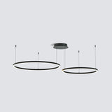 Modern LED Ring Chandelier With Pendant Design - Image 5