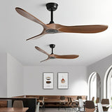 Modern Scandinavian Minimalist Ceiling Fan With Remote Control - Image 1