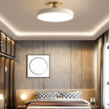 Modern Semi Flush Mount Round LED Ceiling Light Fixture - Image 1