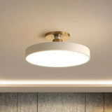 Modern Semi Flush Mount Round LED Ceiling Light Fixture - Image 6