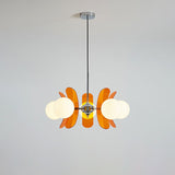 Modern Sputnik Chandelier With Acrylic Petal Shades - Image 4