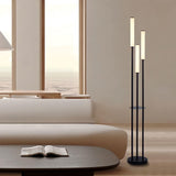 Modern Tripod Floor Lamp With Three Cylindrical Tubes - Image 1