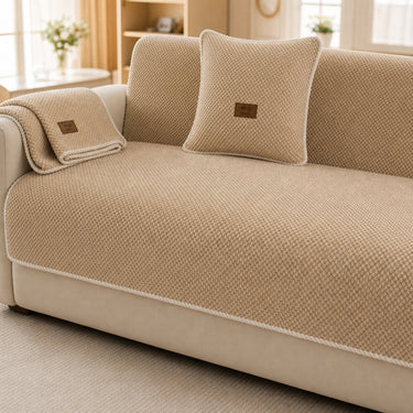Modular Sofa Cover Chenille Non-Slip Slipcover - Image 1