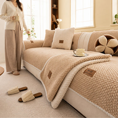 Modular Sofa Cover Chenille Non-Slip Slipcover - Image 5