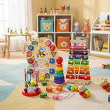 5-in-1 Wooden Montessori Activity Set For Babies - Image 1