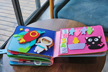 Montessori Felt Book For Kids With 16 Interactive Stories And Activities - Image 6