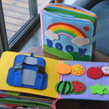 Montessori Felt Book For Kids With 16 Interactive Stories And Activities - Image 7