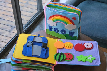 Montessori Felt Book For Kids With 16 Interactive Stories And Activities - Image 7