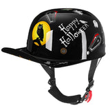 Motorcycle Helmet With Classic Cap Style Dot Approved - Image 16