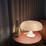 Mushroom Table Lamp With Opal Effect Dome Shade - Image 1