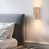 Natural Stone Cylinder Wall Sconce With Integrated LED Light - Image 4