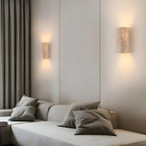 Natural Stone Cylinder Wall Sconce With Integrated LED Light - Image 5