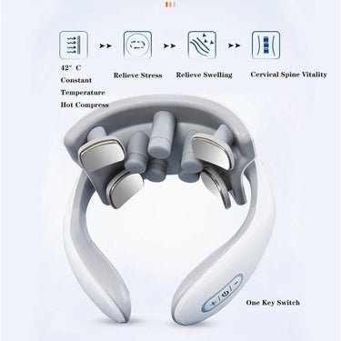 Neckvibe Smart Vibration & Heat Neck Massager With 5 Massage Heads And Pulse Therapy - Image 9