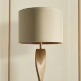 Oak Wood Twisted Floor Lamp - Image 5