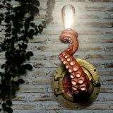 Octopus Wall Light With Sculptural Tentacle Design - Image 1
