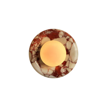 Orli Red Marble Wall Sconce - Image 1