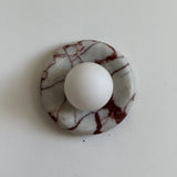 Orli Red Marble Wall Sconce - Image 11