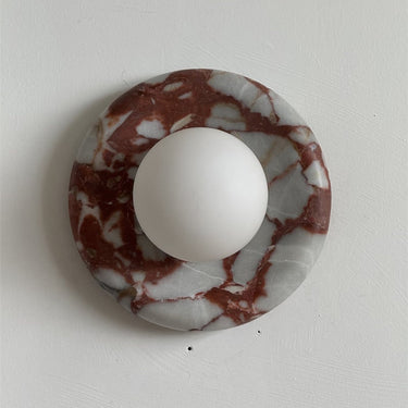 Orli Red Marble Wall Sconce - Image 13