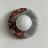 Orli Red Marble Wall Sconce - Image 14