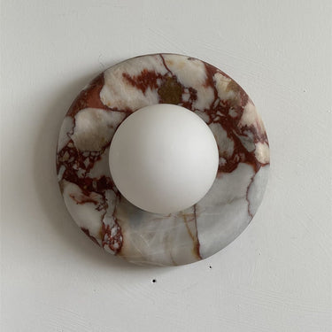 Orli Red Marble Wall Sconce - Image 18
