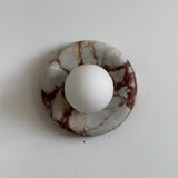 Orli Red Marble Wall Sconce - Image 2