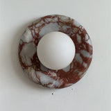Orli Red Marble Wall Sconce - Image 21