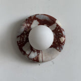 Orli Red Marble Wall Sconce - Image 23