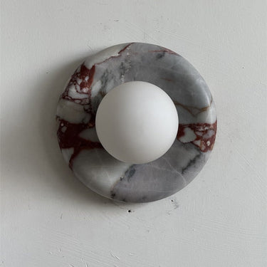 Orli Red Marble Wall Sconce - Image 24