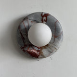 Orli Red Marble Wall Sconce - Image 25