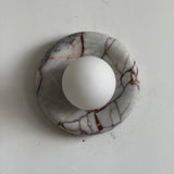 Orli Red Marble Wall Sconce - Image 26