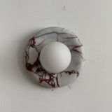 Orli Red Marble Wall Sconce - Image 29