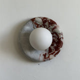 Orli Red Marble Wall Sconce - Image 3