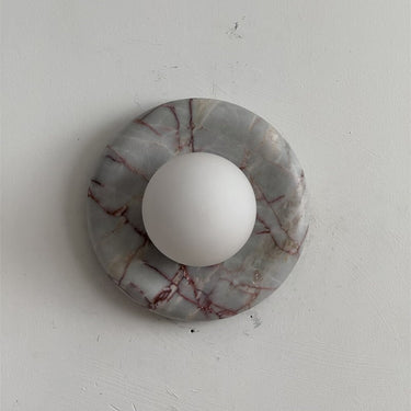 Orli Red Marble Wall Sconce - Image 30