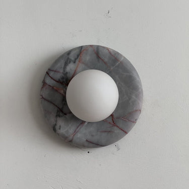 Orli Red Marble Wall Sconce - Image 31