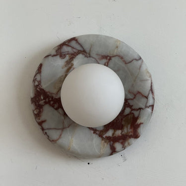 Orli Red Marble Wall Sconce - Image 35