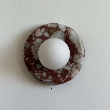 Orli Red Marble Wall Sconce - Image 6