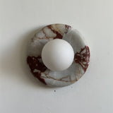 Orli Red Marble Wall Sconce - Image 8