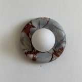 Orli Red Marble Wall Sconce - Image 9