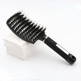 Paddle Hair Brush For Pain-Free Detangling Wet & Dry Hair Antistatic & Shiny Finish - Image 1