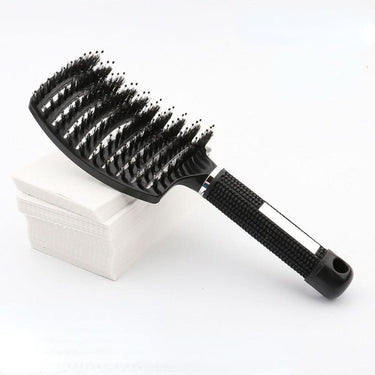 Paddle Hair Brush For Pain-Free Detangling Wet & Dry Hair Antistatic & Shiny Finish - Image 1