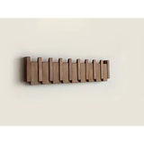 Piano Shape Design Wooden Wall Coat Rack - Image 8
