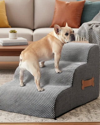 Pineapple Velvet Foam Dog Steps With Non-Slip Base - Image 1