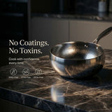 Pure Titanium Frying Pan With Nonstick Surface For Healthy Cooking - Image 6