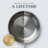 Pure Titanium Frying Pan With Nonstick Surface For Healthy Cooking - Image 3