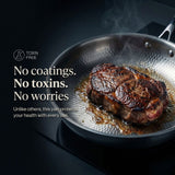 Pure Titanium Frying Pan With Nonstick Surface For Healthy Cooking - Image 7