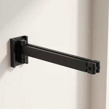Retractable Drying Rack With Folding Wall-Mount Hanger Design For Cloth That Disappears When You're Done - Image 3