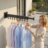 Retractable Wall Drying Rack With Space-Saving Design To Reclaim Valuable Floor Space - Image 4