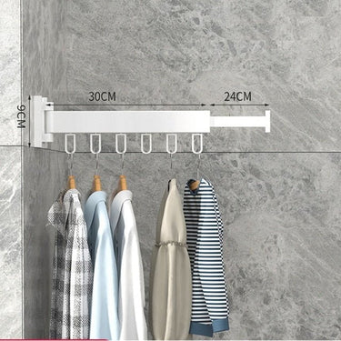Retractable Wall Drying Rack With Space-Saving Design To Reclaim Valuable Floor Space - Image 9