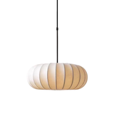 Ribbed Fabric Round Lantern Pendant Light - Image 8
